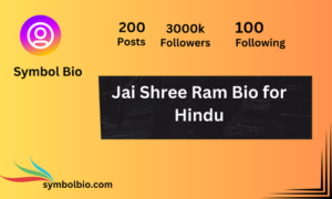 900+ Best Jai Shree Ram Symbol Bio Copy and Paste In Hindi