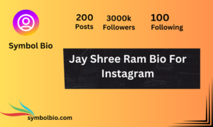 900+ Best Jai Shree Ram Symbol Bio Copy and Paste In Hindi