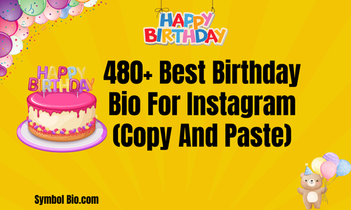 480+ Best Birthday Bio For Instagram (Copy And Paste)