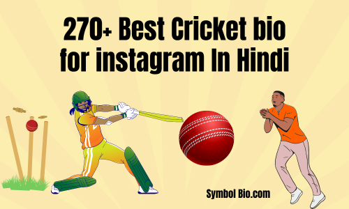 270+ Best Cricket bio for instagram In Hindi