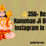 🔱350+ Best Hanuman Ji Bio For Instagram In Hindi