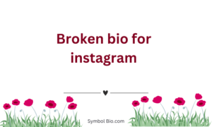 300+ Best Broken Bio For Instagram to Make Your Profile Stand Out – 2024