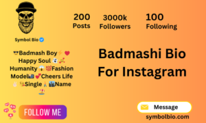 230+ Popular Badmashi Bio For Instagram | Attitude Badmashi Bio