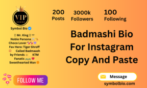 230+ Popular Badmashi Bio For Instagram | Attitude Badmashi Bio