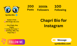 190+ Best Chapri Bio for Instagram Attitude and symbol