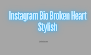 170+ Popular Broken Bio For Instagram -💔|| Broken Heart Instagram Bio