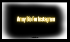 Army Bio For Instagram