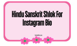 289+Most Popular Sanskrit Shlok For Instagram Bio [2024]