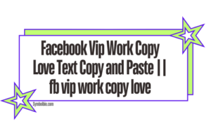 399+Facebook Vip Work Copy And Paste🌹 || (Latest 2024)