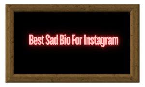 600+ Sad Bio For Instagram | Powerful Sad Instagram Bio Ideas & Caption 2024