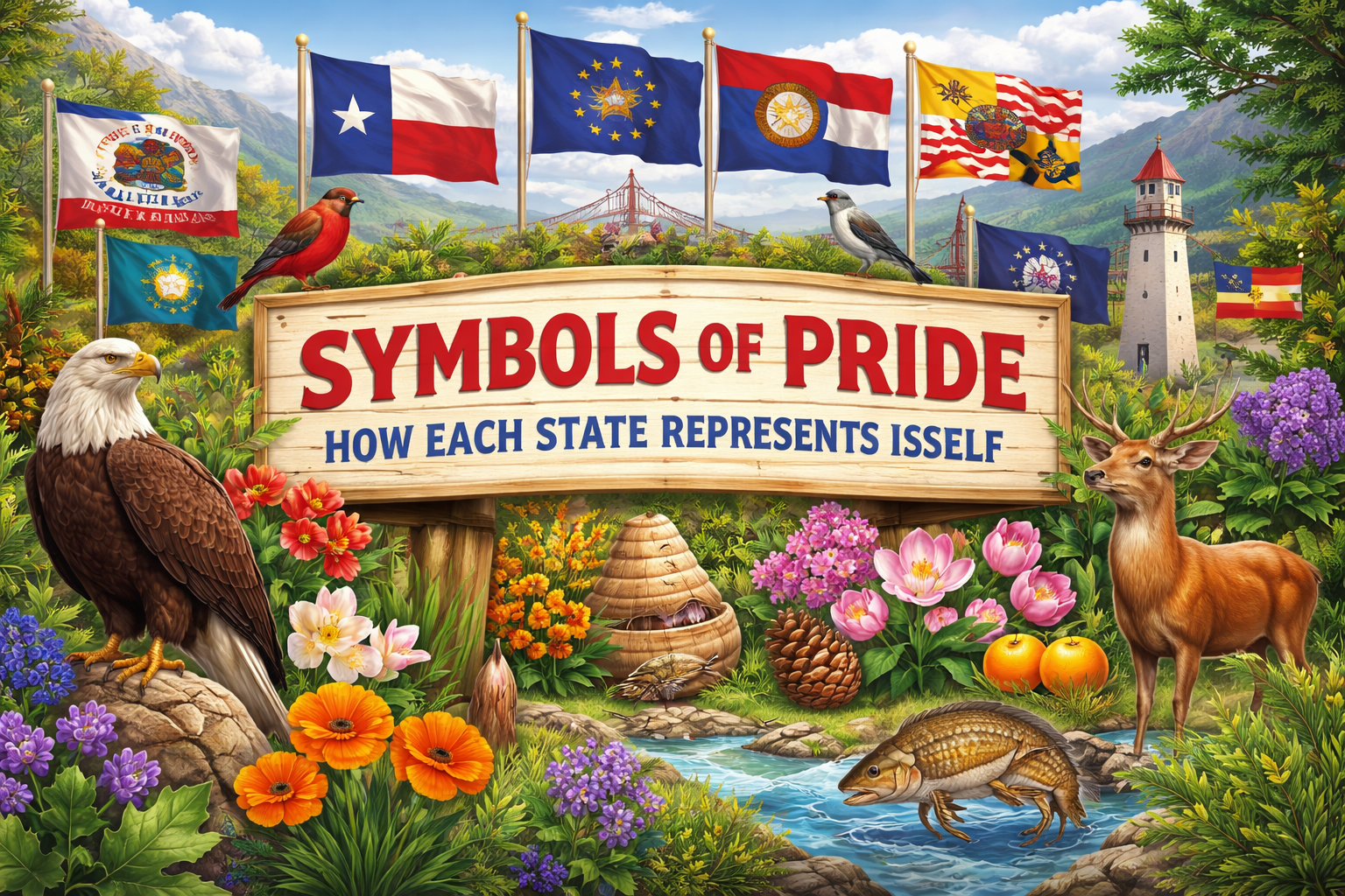 Symbols of Pride: How Each State Represents Itself